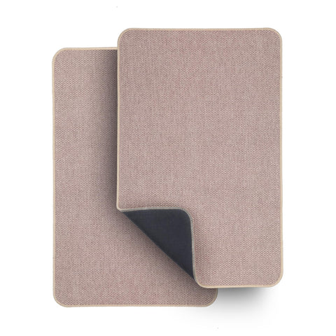 Bosap front view bath mat showing size and neat edges for tidy bathrooms