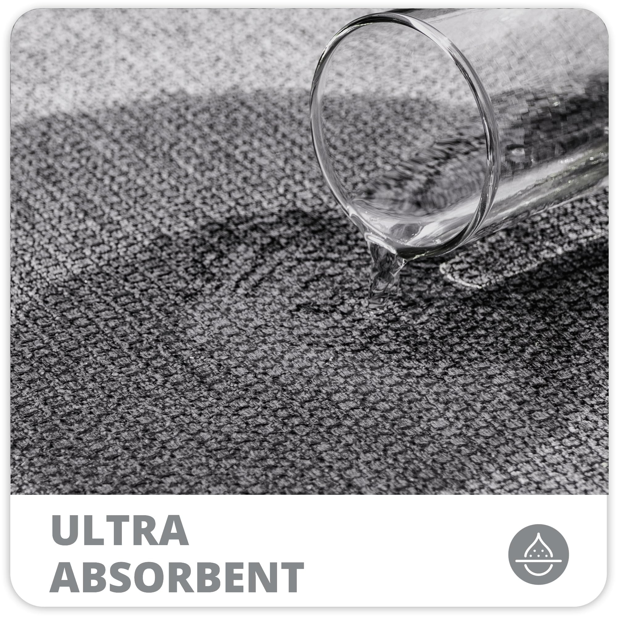 Bosap rubber backing detail demonstrating anti-slip grip for safer floors