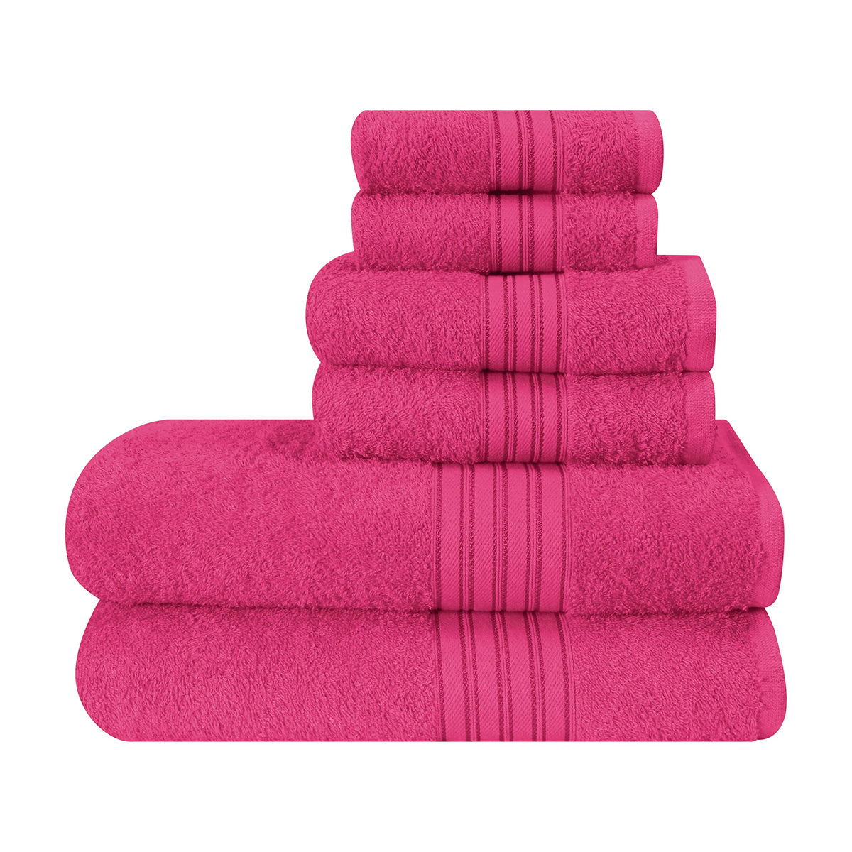 BOUTIQUO front packaging hot pink set showing contents and vibrant color benefits