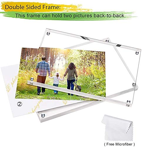 Boxalls two-sided frame in use showing reversible photo display benefit