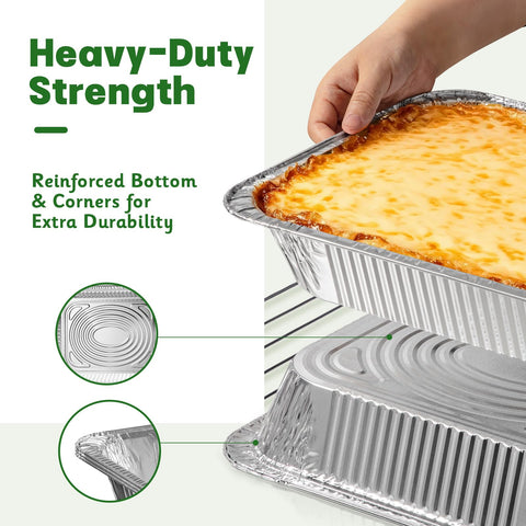 Boxential deep pan side profile showing depth for layered dishes and capacity