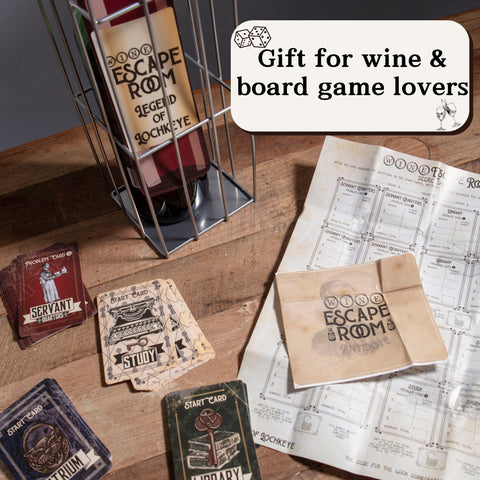 Boxer Gifts wine bottle secured in cage demonstrating the locked prize reveal