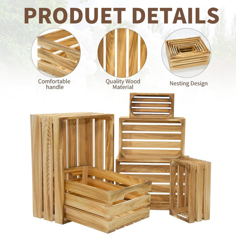 BOY MCOWBOY nested crates compactly stored to save space in closet