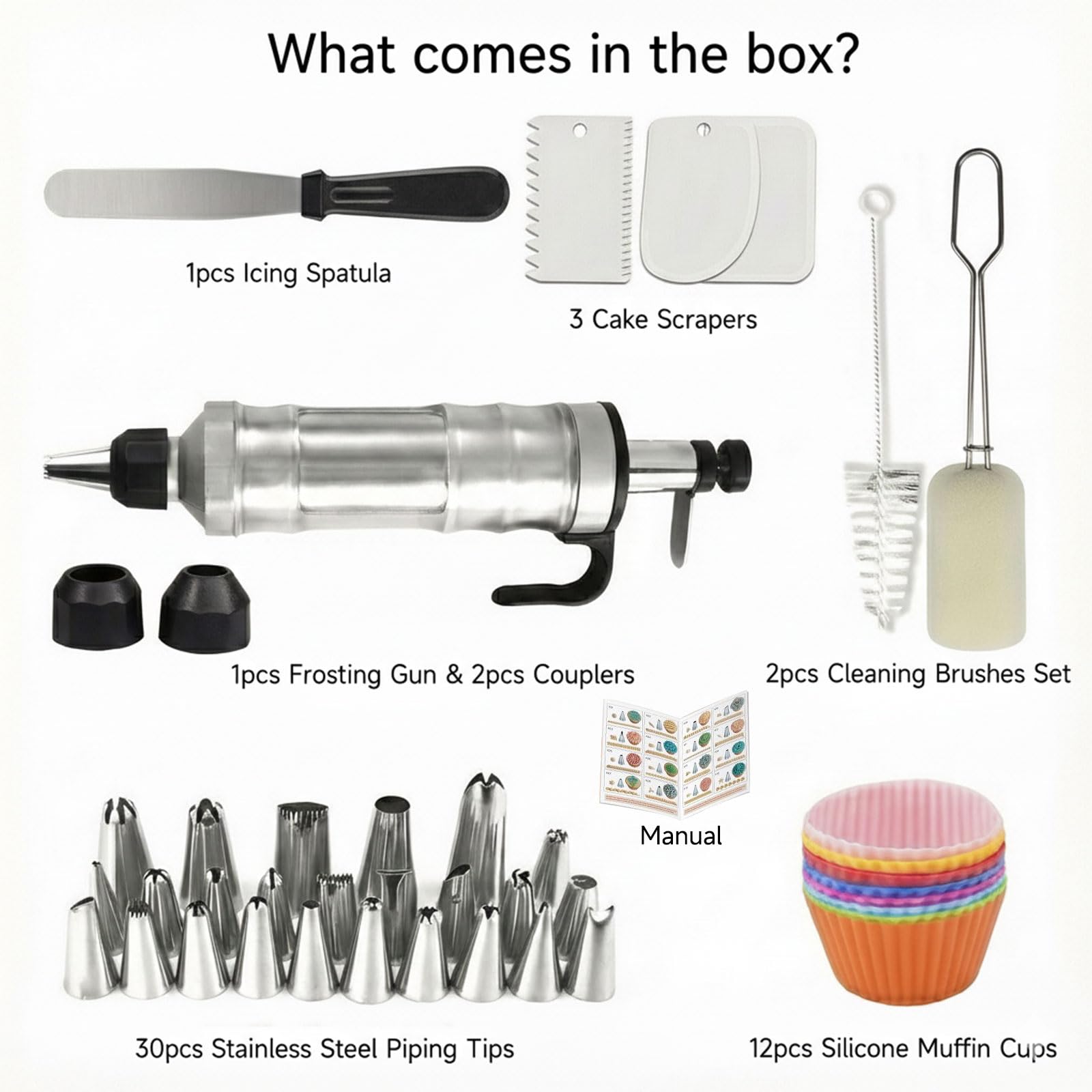 Boyun cleaning brushes with disassembled parts for thorough and fast cleaning