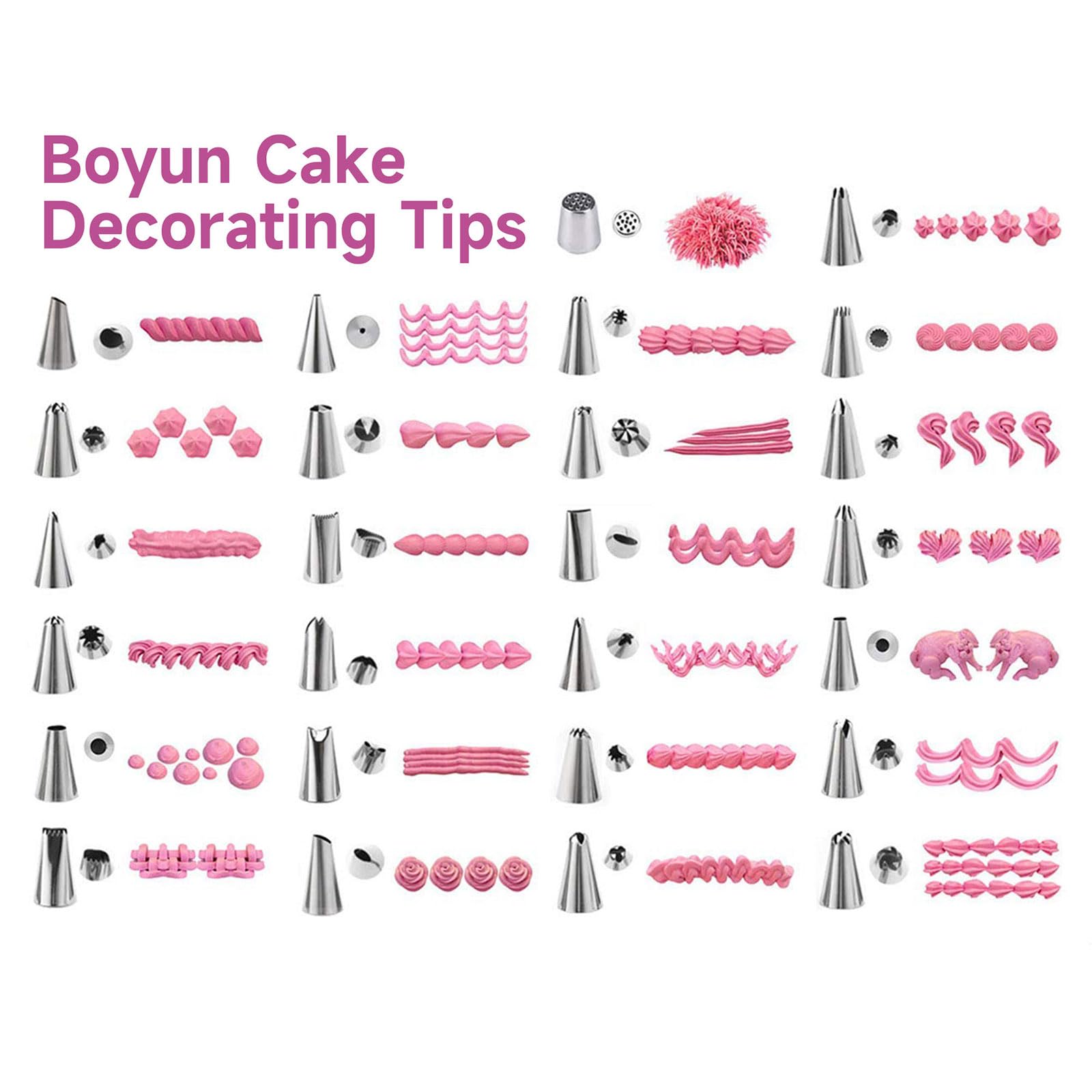 Boyun cleaning brushes near nozzles for easy maintenance and hygiene