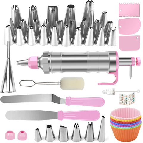 Boyun front packaging showing full pink decorating kit and included tools