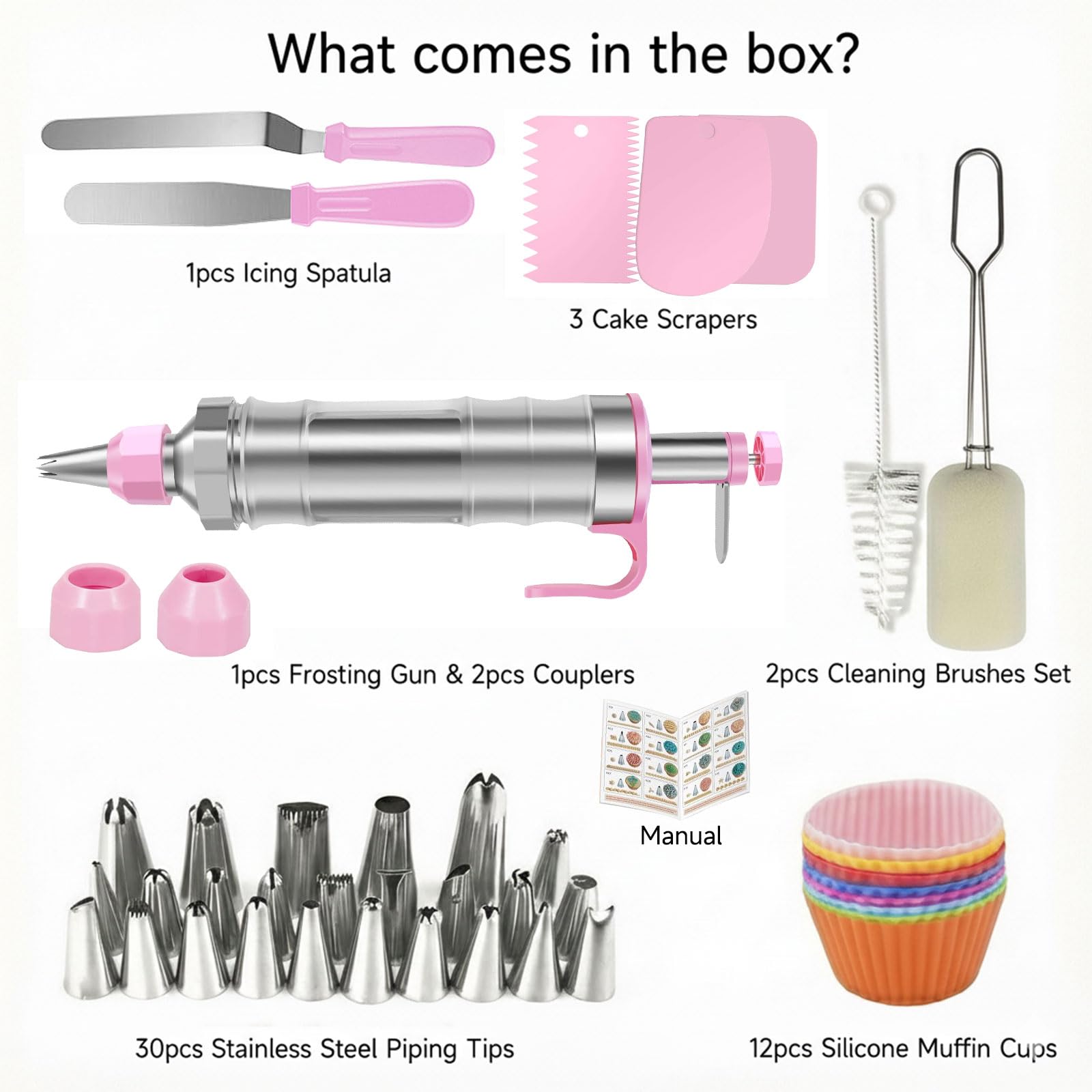 Boyun kit in a home kitchen scene demonstrating quick dessert decorating