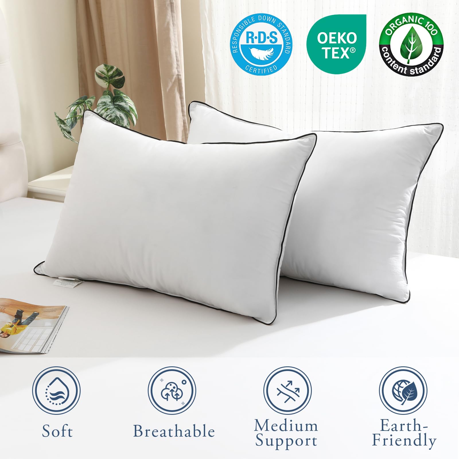 BPC pillow supporting a side sleeper showing proper neck alignment and pressure relief