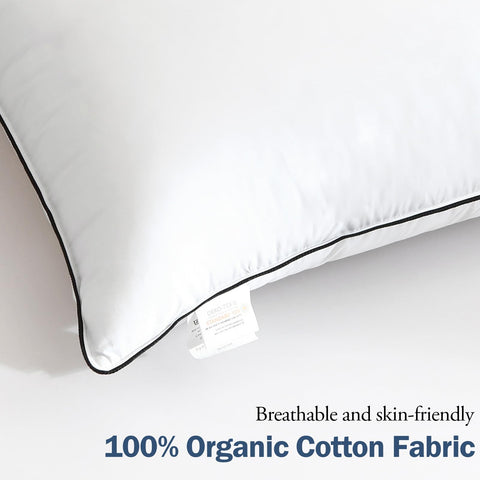 BPC organic cotton cover texture close-up offering breathable, skin-friendly comfort
