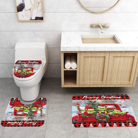 Bpwasxda U-shaped rug placed by tub showing cushioned, anti-slip support