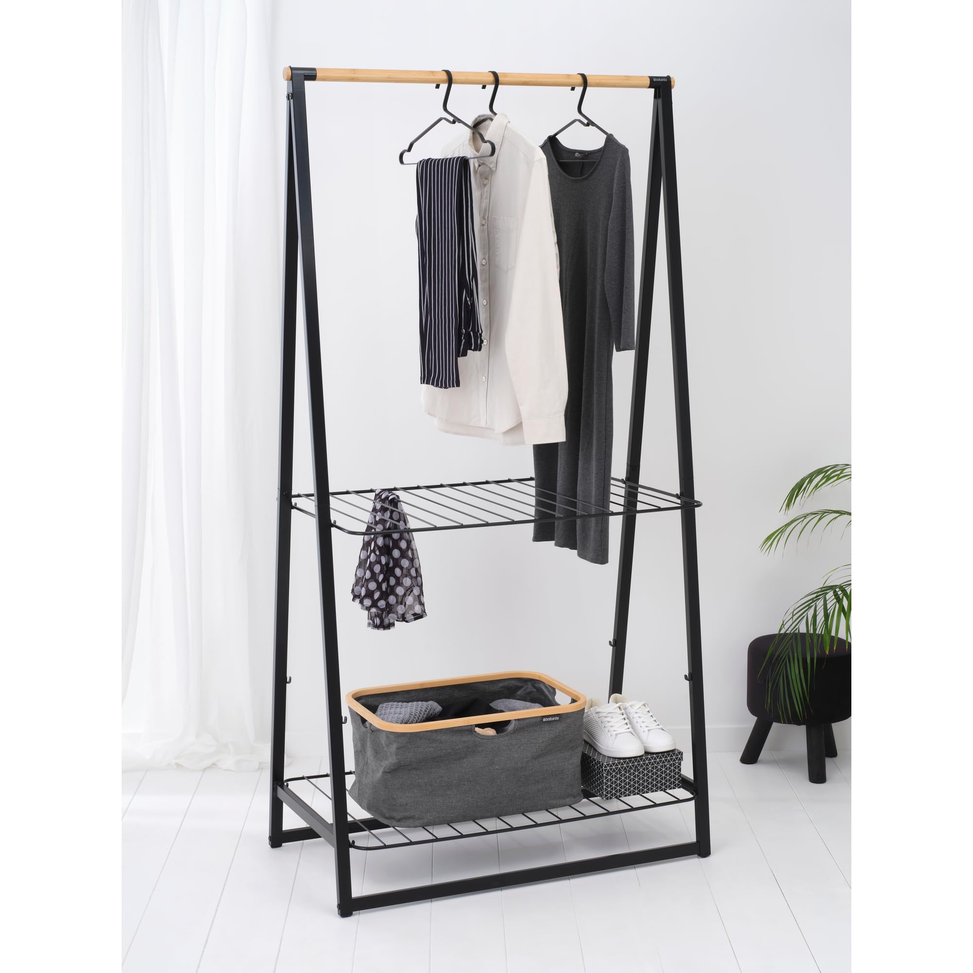 Brabantia in bathroom setting adding stylish storage to home