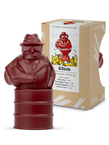 Brainstream Al Dente Red front view showing timer shape and color for easy identification