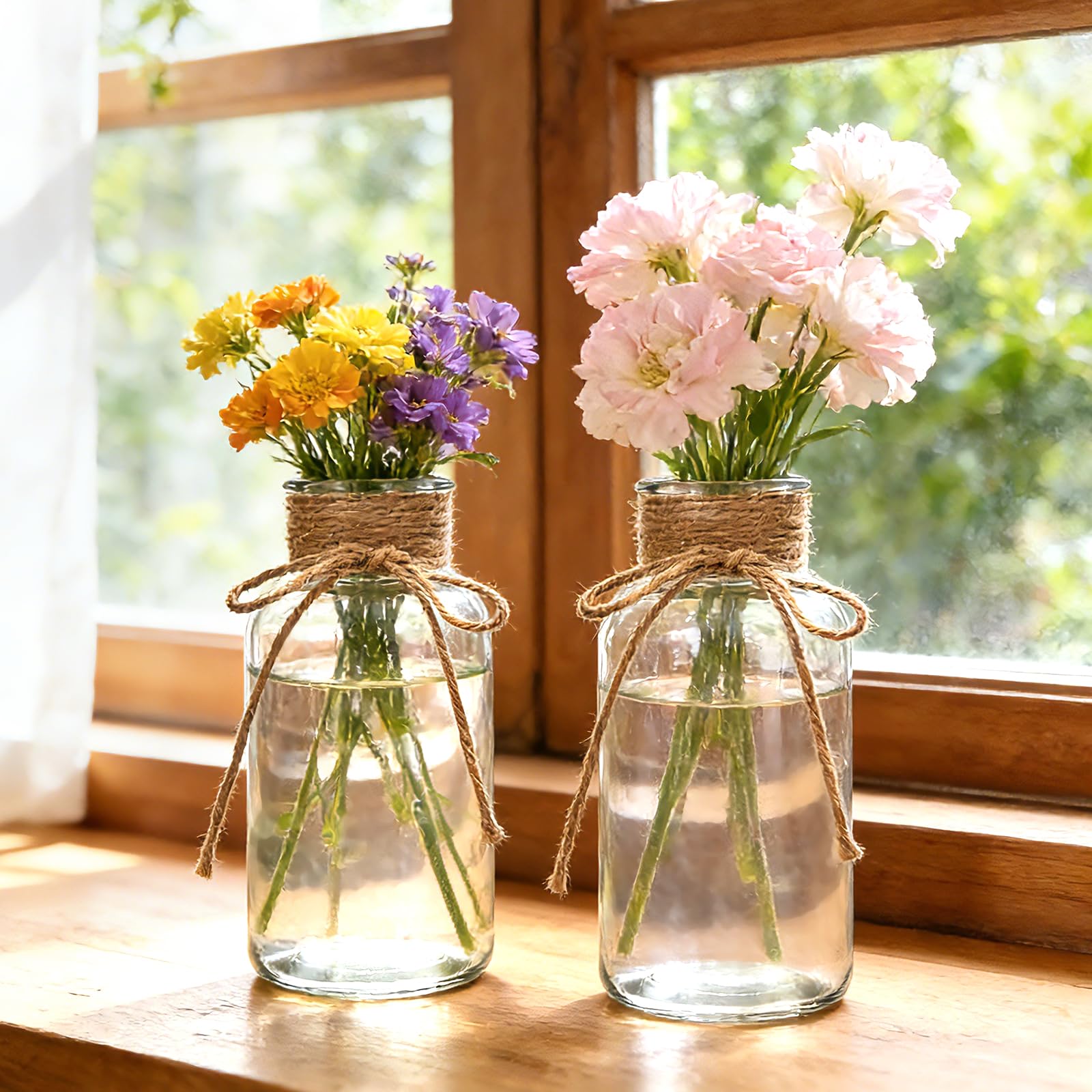 Brajttt hand holding vase illustrates size and portability benefit