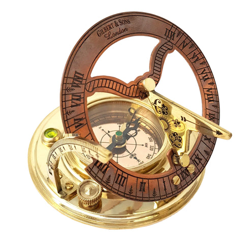 Brass Nautical leather gift box interior presenting secure storage and elegant gifting