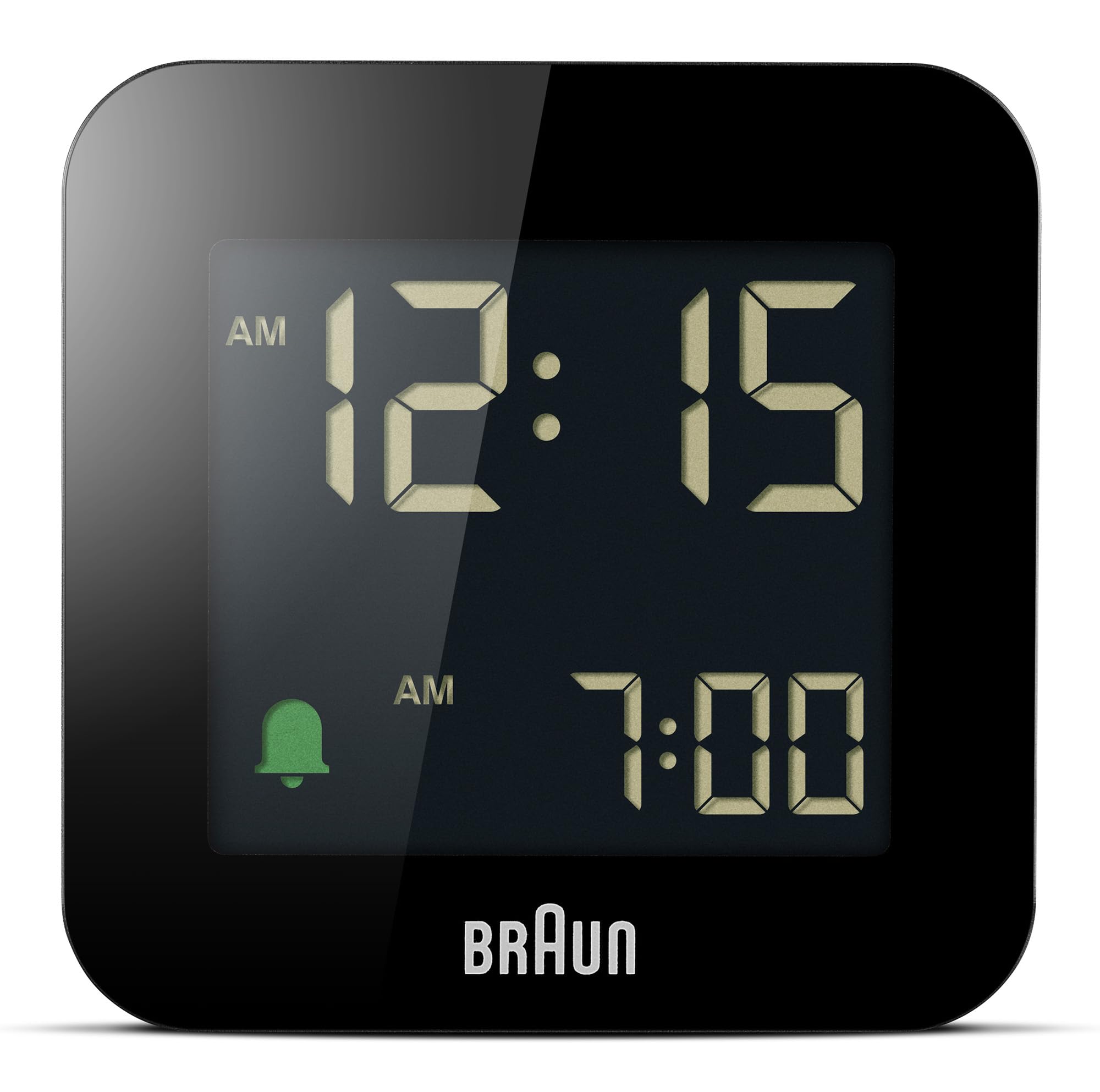 Braun BC08B front view negative LCD for clear time reading