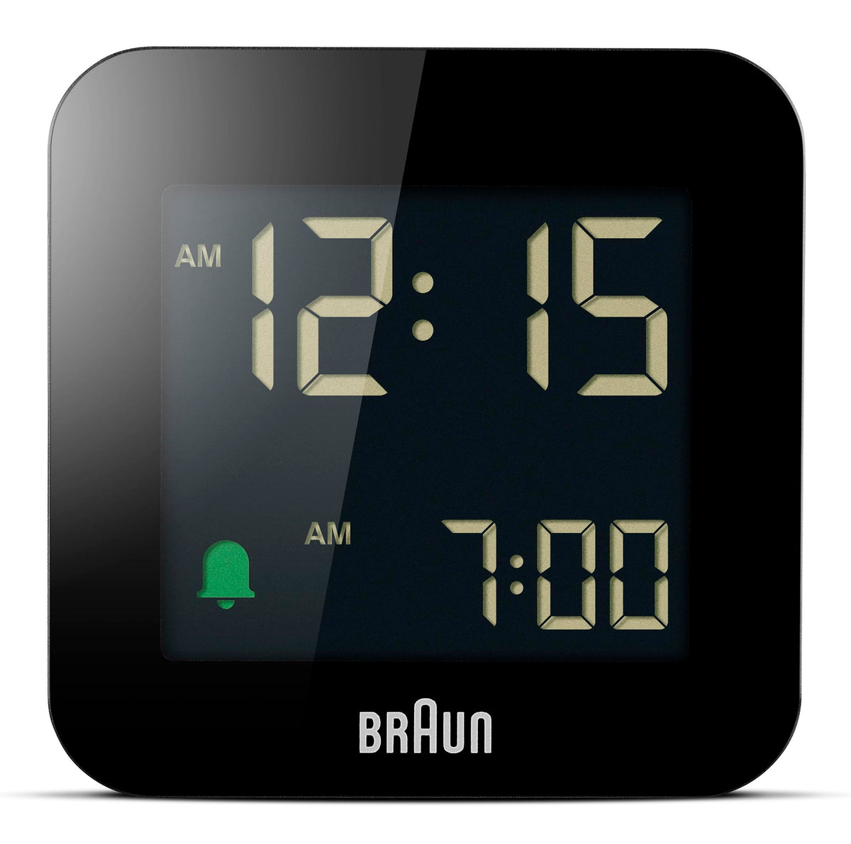 Braun BC08B front view negative LCD for clear time reading
