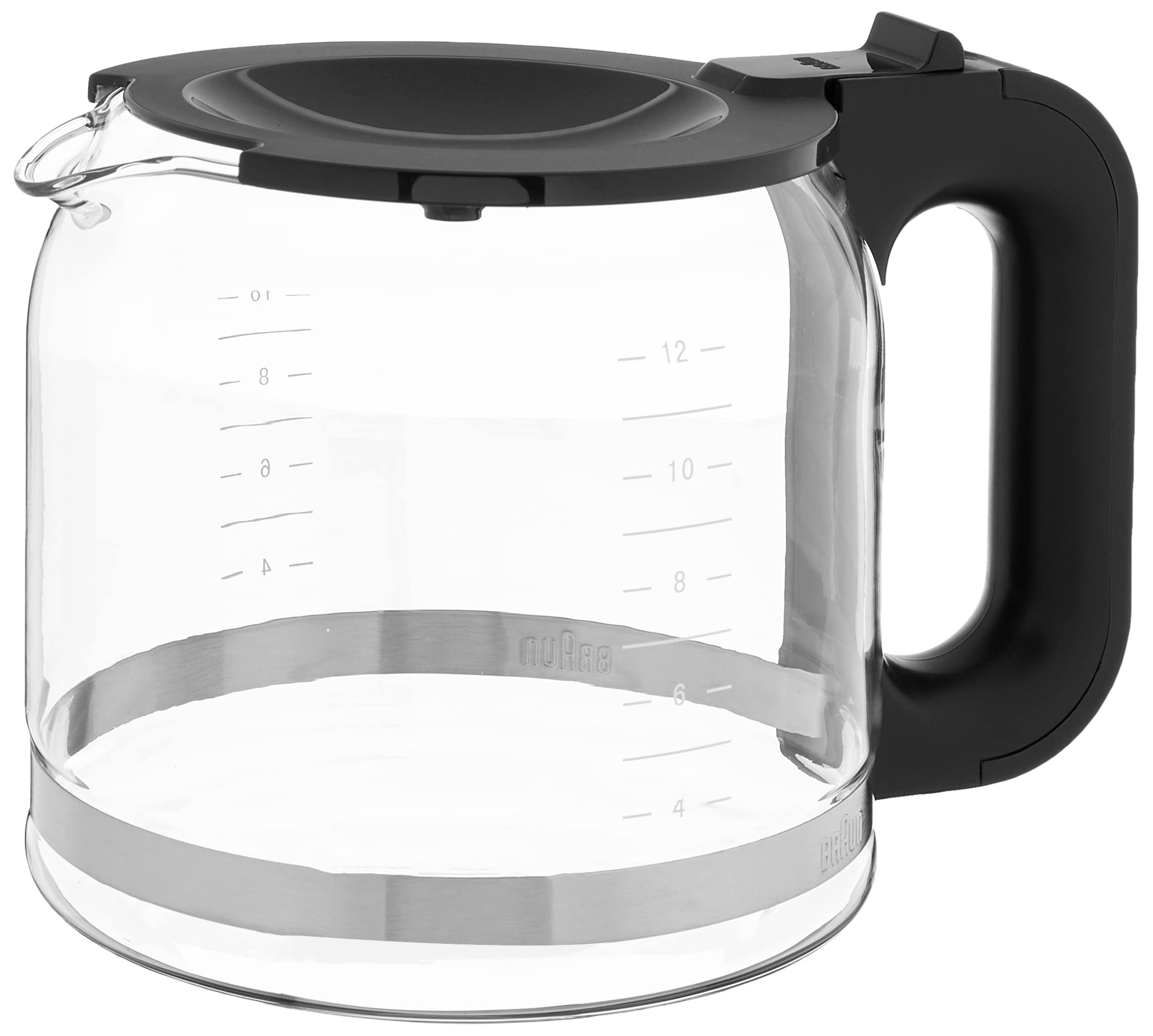Braun BRSC005 close-up of lid seating that helps limit air exposure and preserve flavor