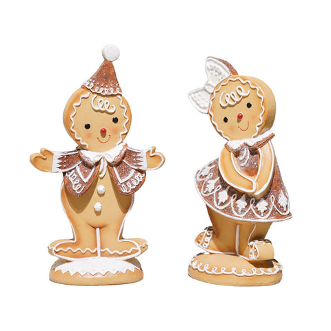 Braxio gingerbread front view showing duo and festive charm