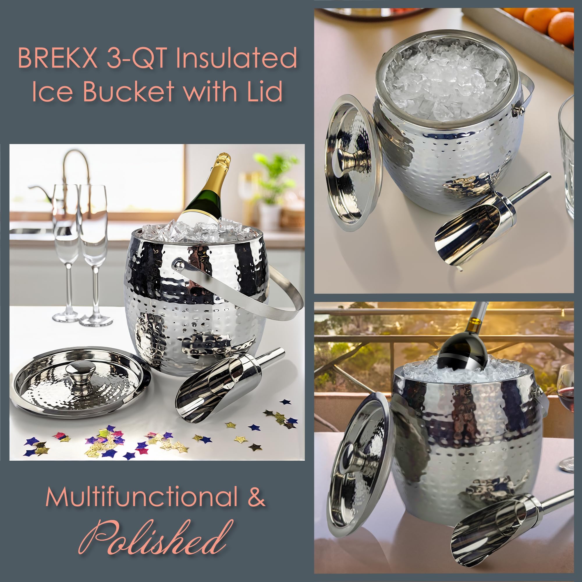 BREKX displayed at professional bar showing commercial-ready durability and style
