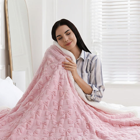 Breling throw folded for neat storage and easy gifting convenience