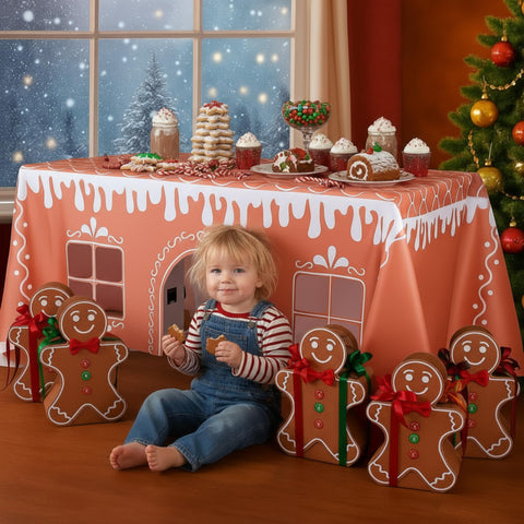 Breling child peeking from inside fort demonstrating imaginative play and safe hideaway