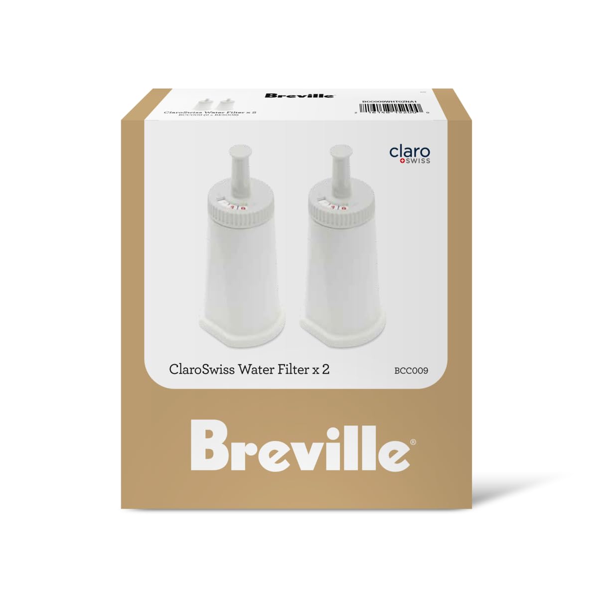 Breville BCC009 close-up of filter media detail for improved water quality