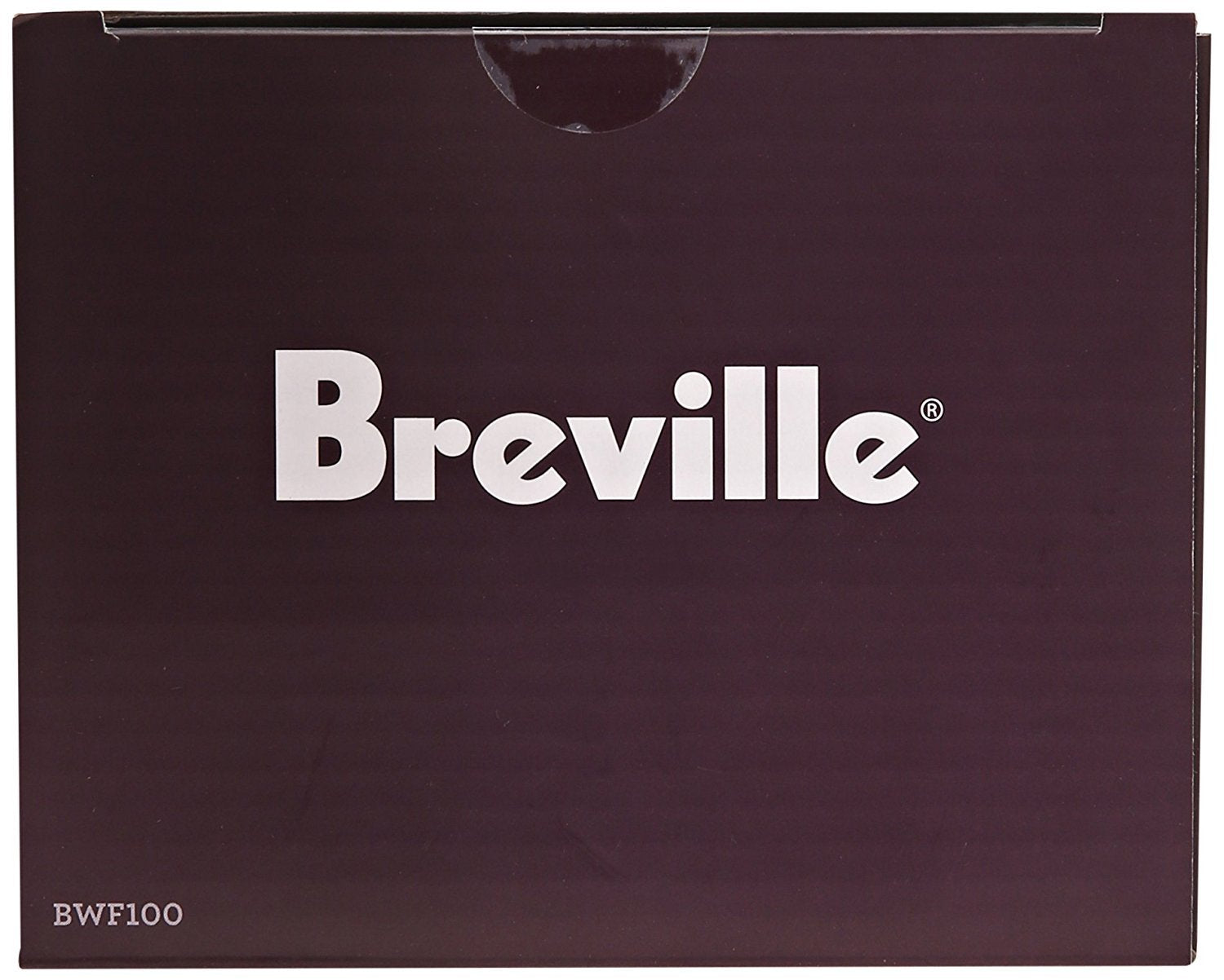Close-up of Breville charcoal filter granule media and casing highlighting filtration detail