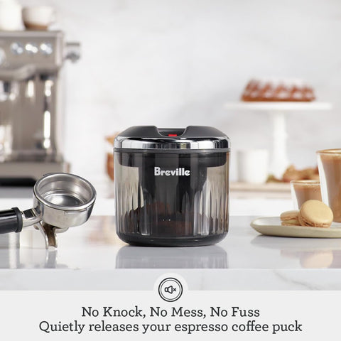 Breville suction cup close-up showing secure seal and quiet extraction