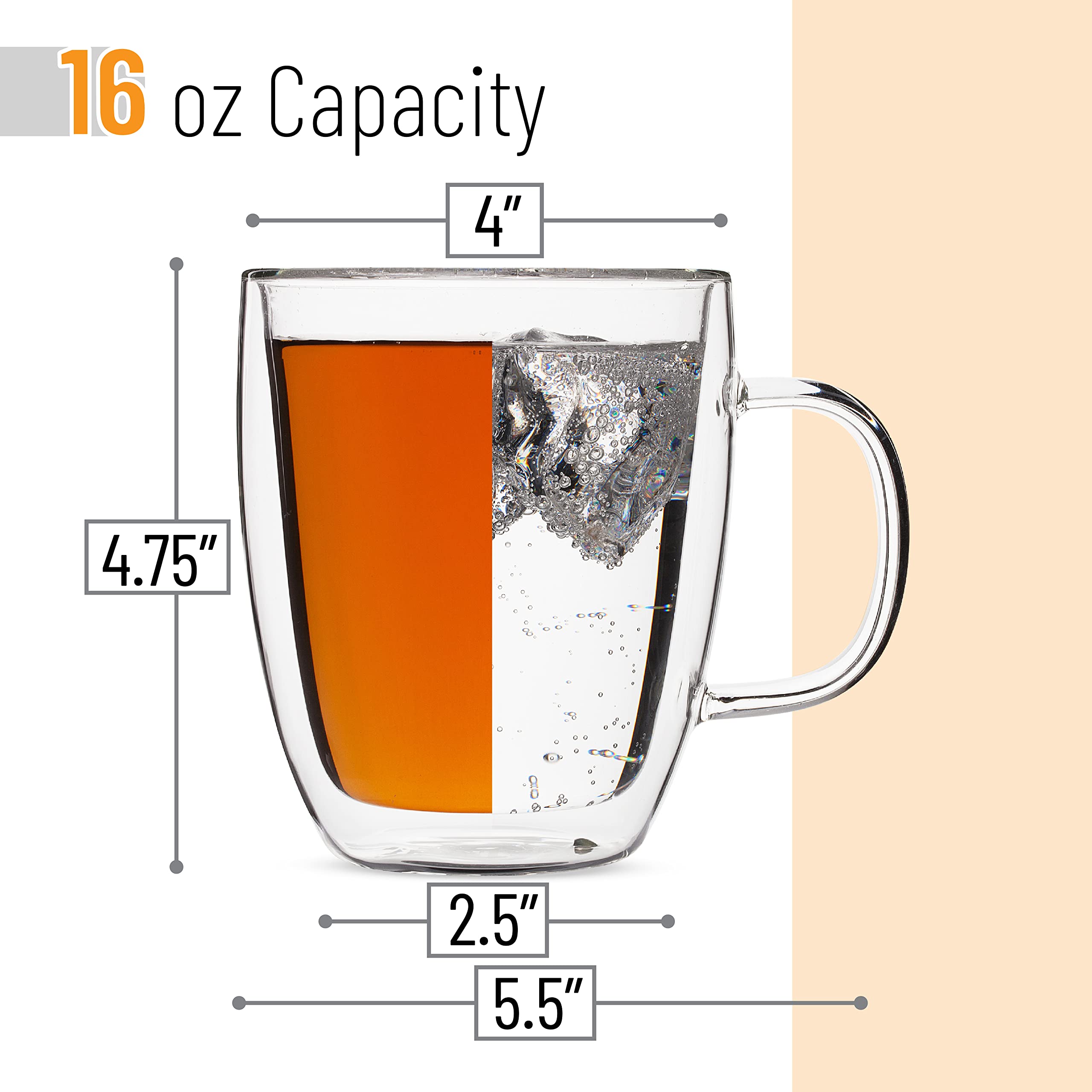 Brew To A Tea mug in hand demonstrating comfortable handle and safe grip