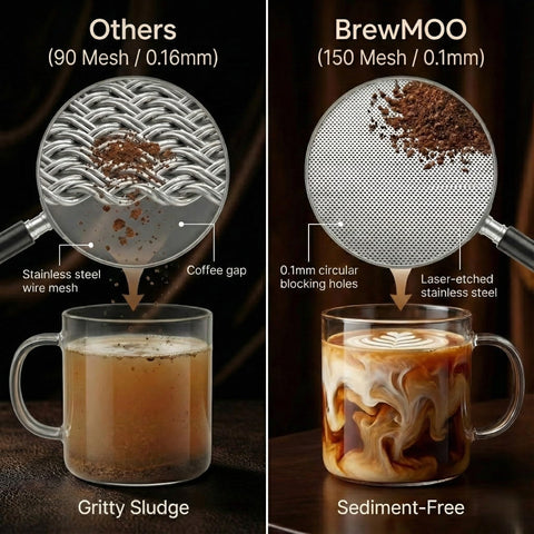 BrewMOO airtight lid with silicone seals preserving freshness