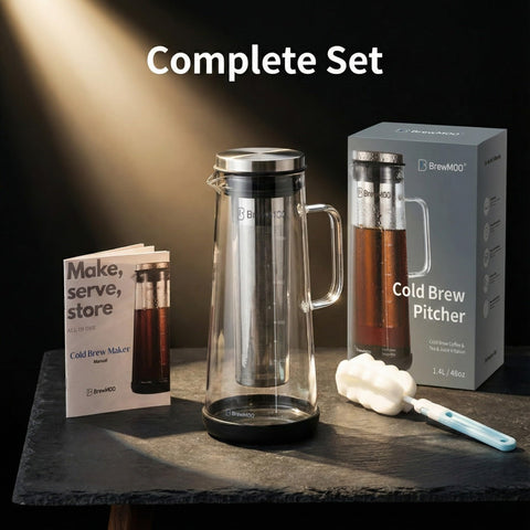 BrewMOO steeping loose-leaf tea for crisp flavor and versatility
