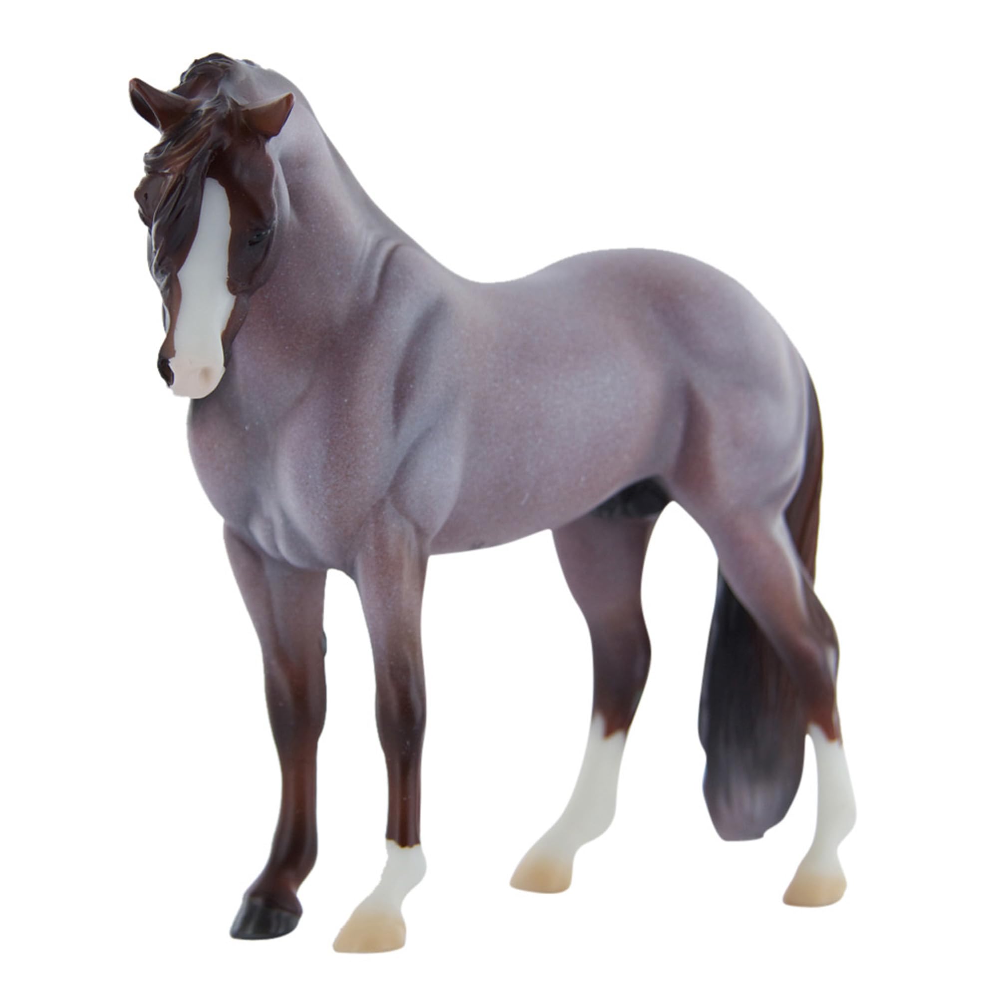 Breyer Brookside Pink Magnum placed in a stable scene with compatible accessories for display
