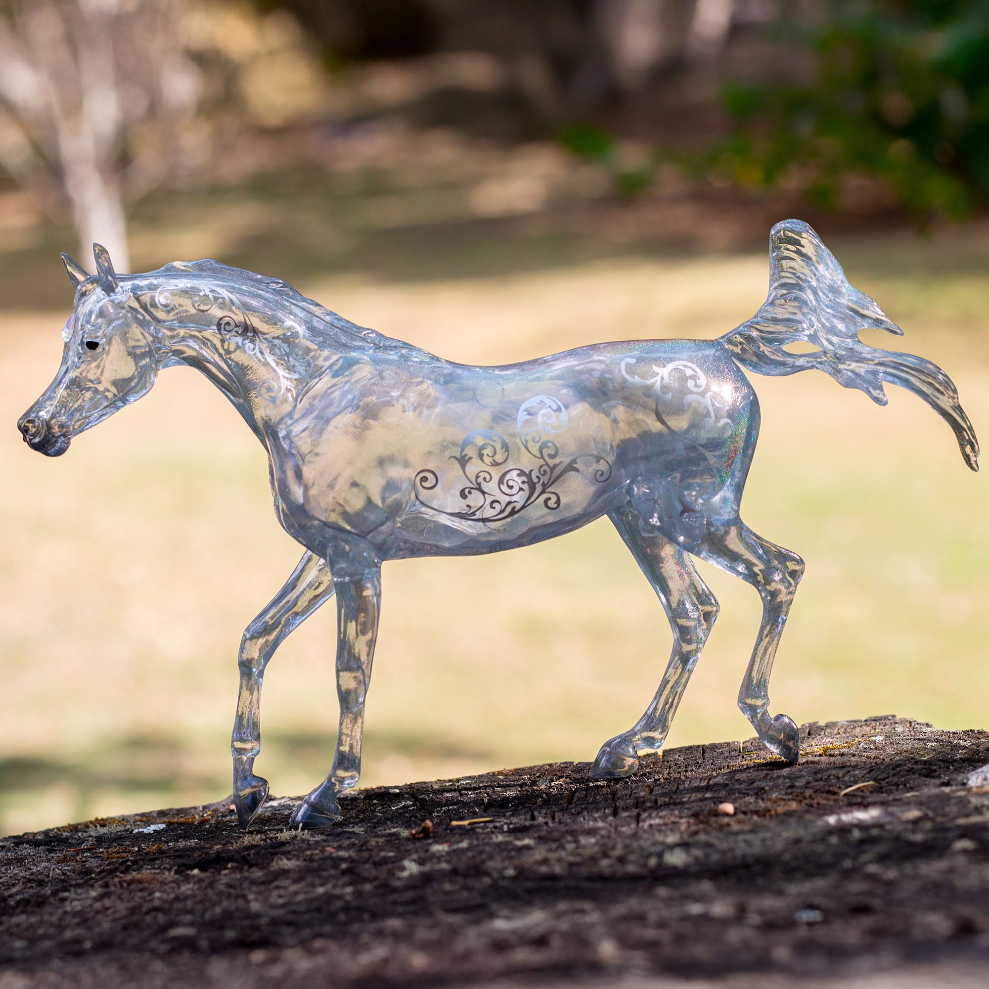 Breyer Radiance close-up of hand-painted surface highlighting artisan detail and color depth