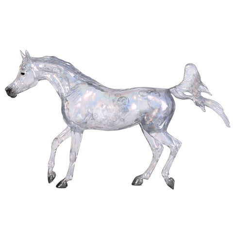 Breyer Radiance front view showing full prismatic finish and elegant pose for display benefit