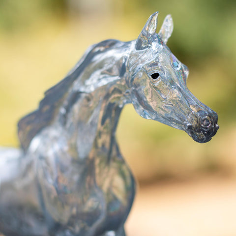 Breyer Radiance teardrop rhinestone accent close-up emphasizing anniversary sparkle