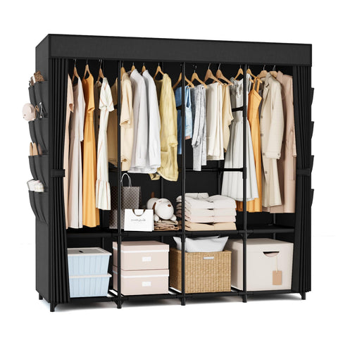 BrFoYu full front view showing organized clothes and clean profile benefit