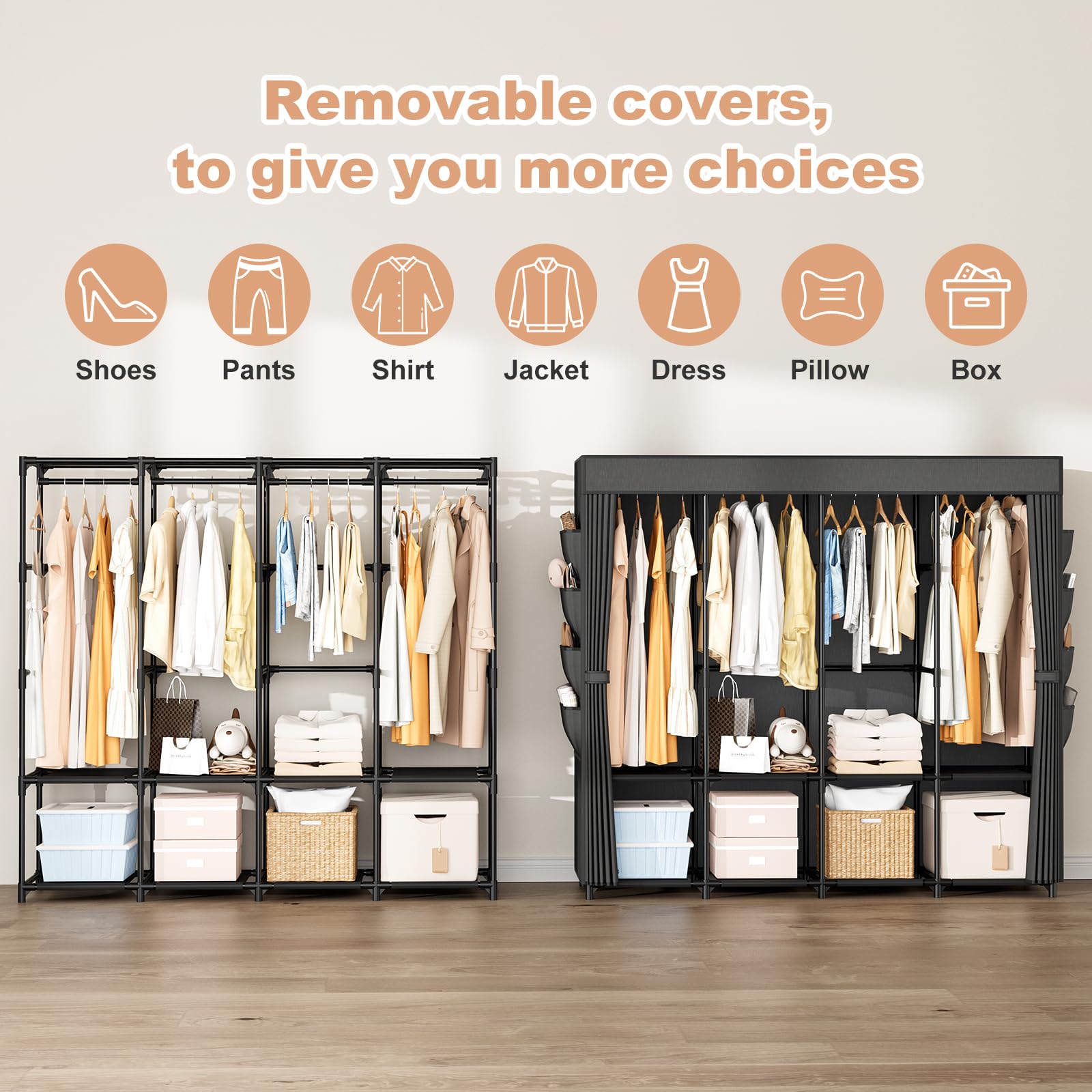 BrFoYu side pockets close-up storing accessories for quick access benefit