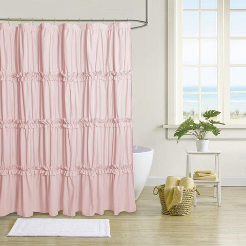 BRHF front panel peach pink showing full ruffled design and visual warmth