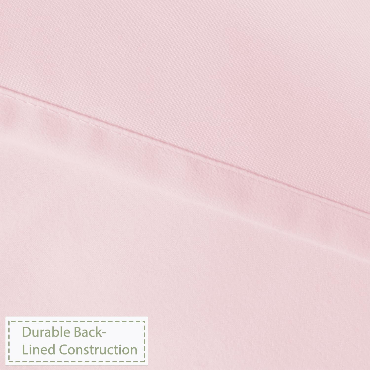 BRHF reinforced holes and hem for secure hanging and easier installation