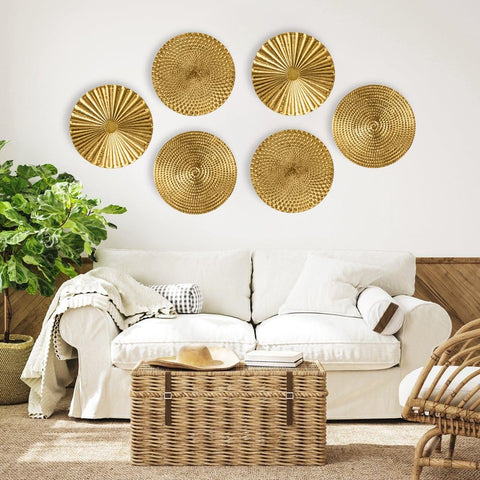 Briful in living room above sofa adding warmth and focal interest