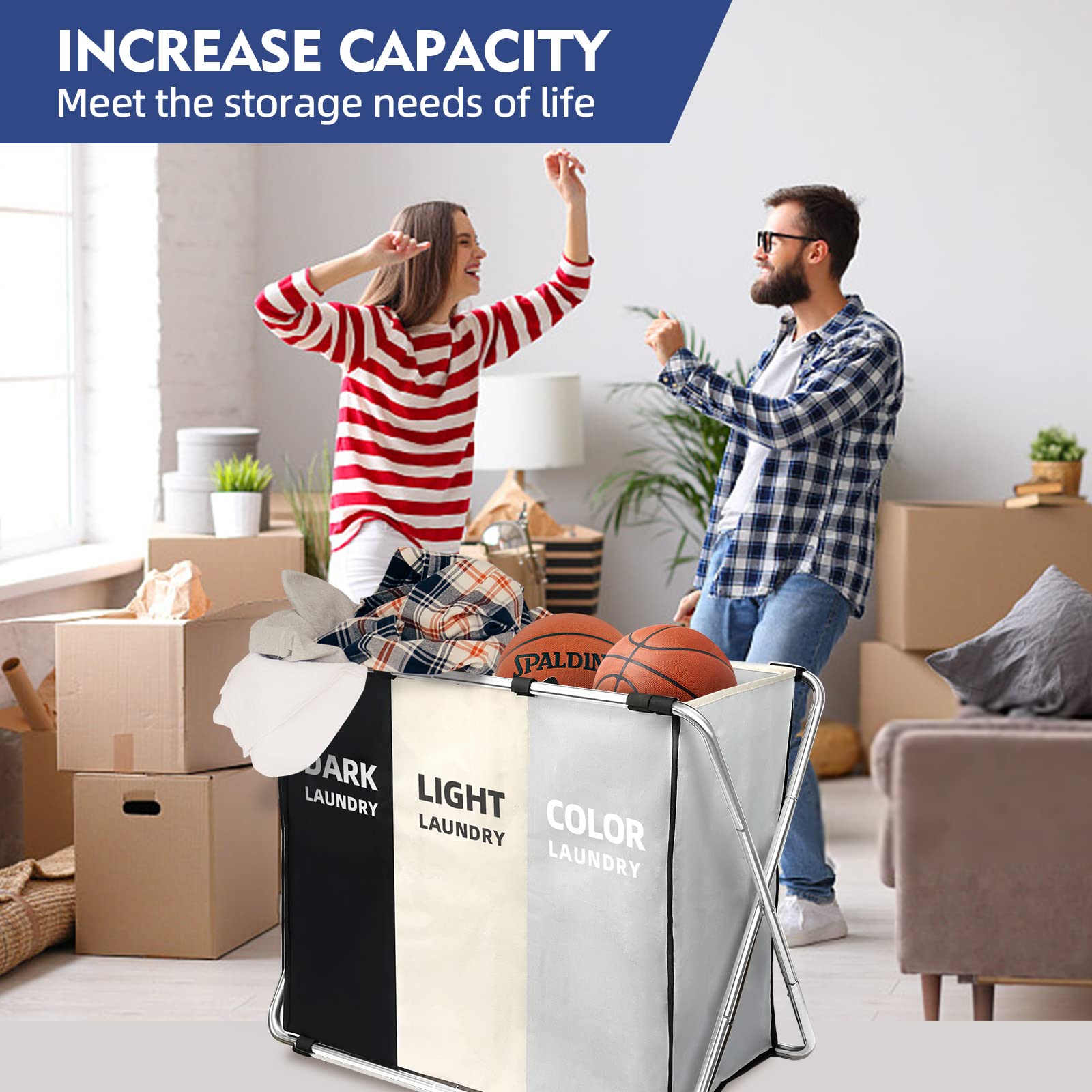 BRIGHTSHOW beside washer shows real-world footprint and scale benefit