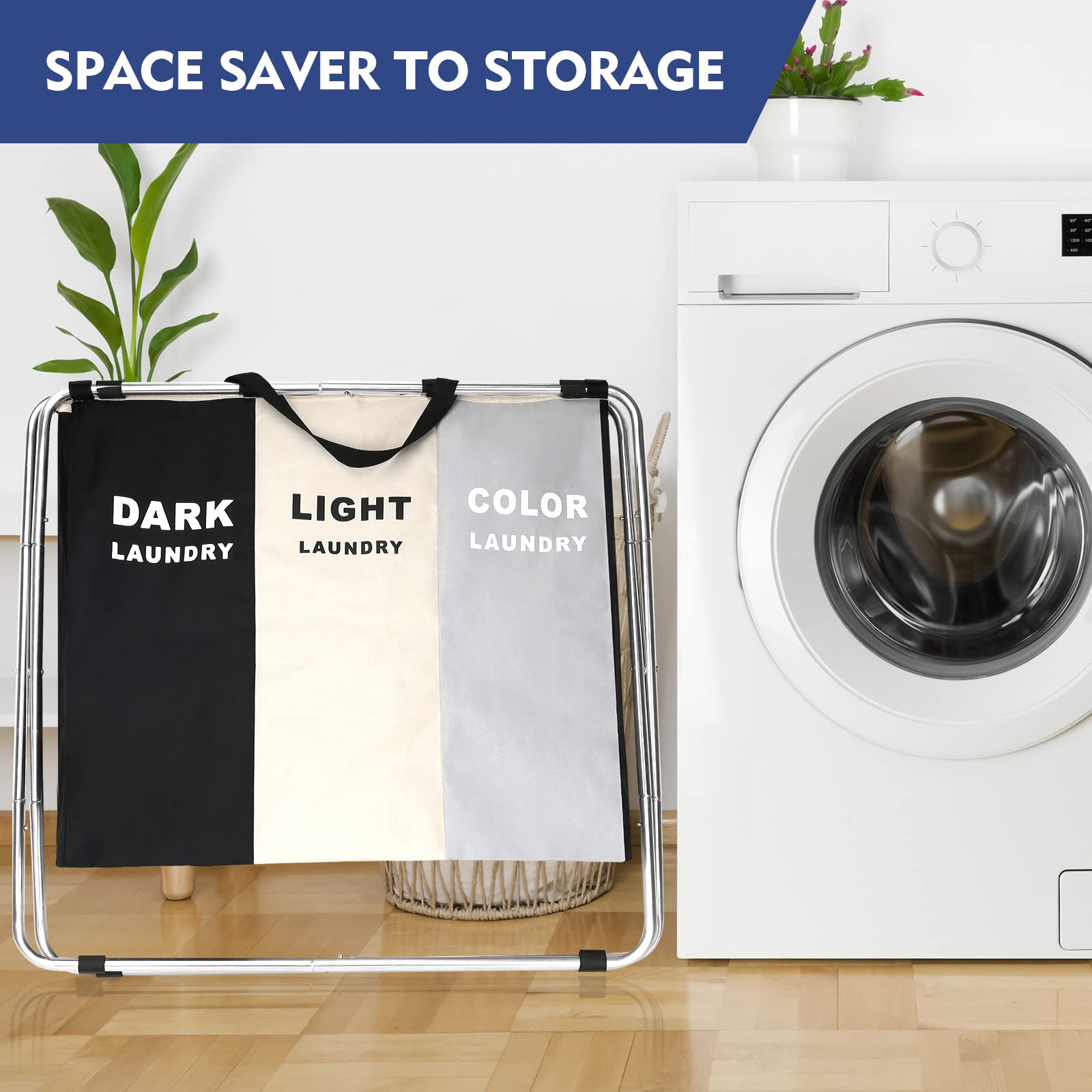 BRIGHTSHOW mesh drawstring top detail secures laundry during transport benefit