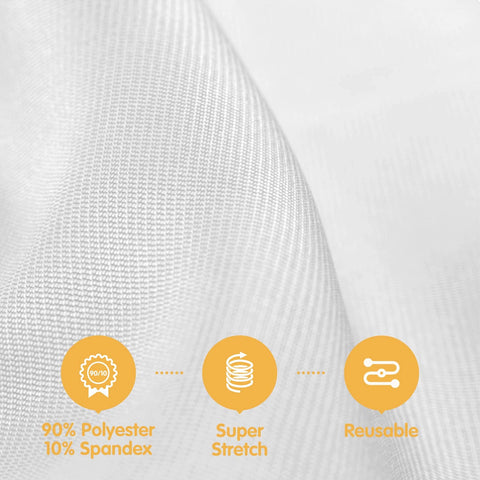 BRILLMAX close-up of 180 GSM fabric texture highlighting dense opacity benefit
