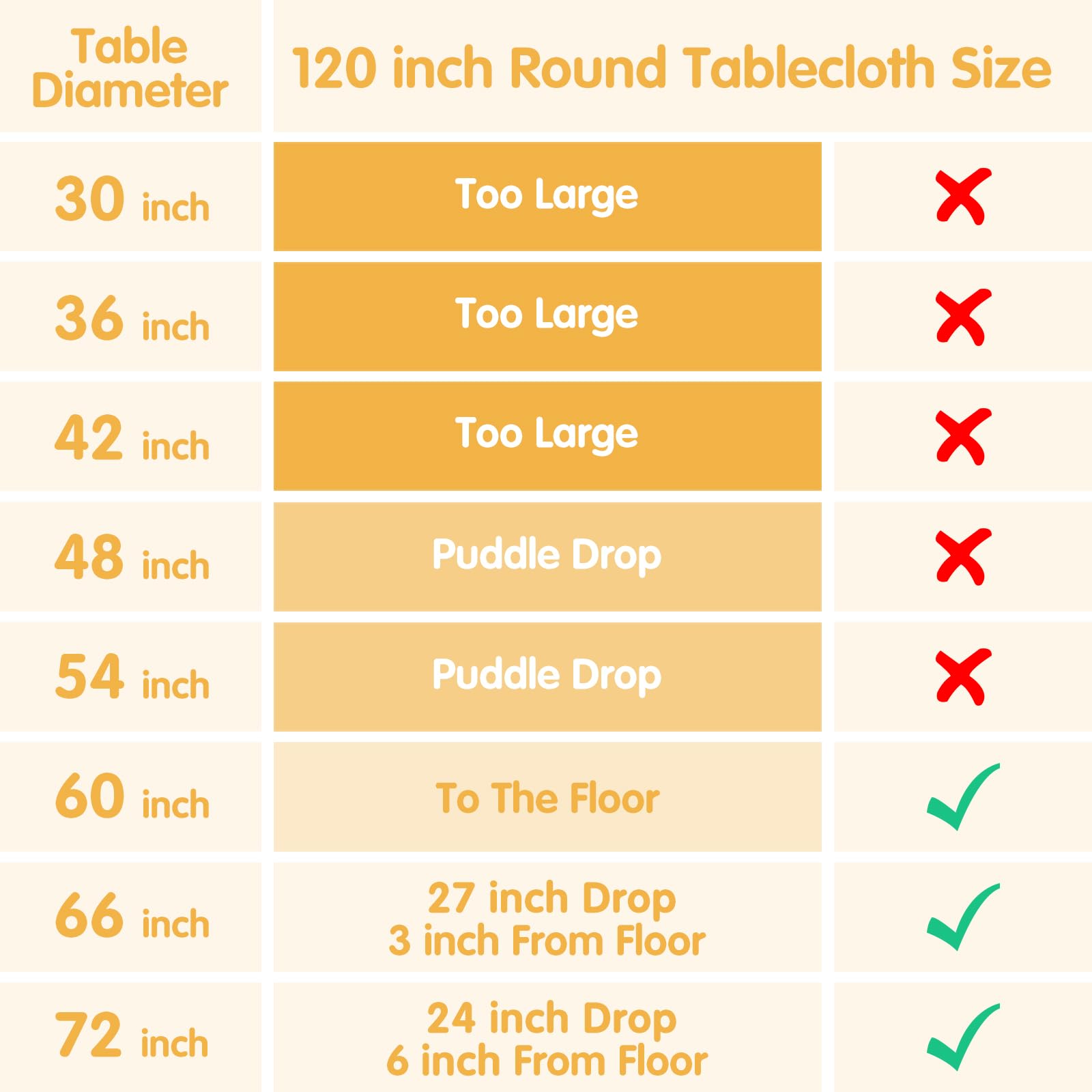 BRILLMAX neatly folded six-pack of navy tablecloths for efficient storage and event prep