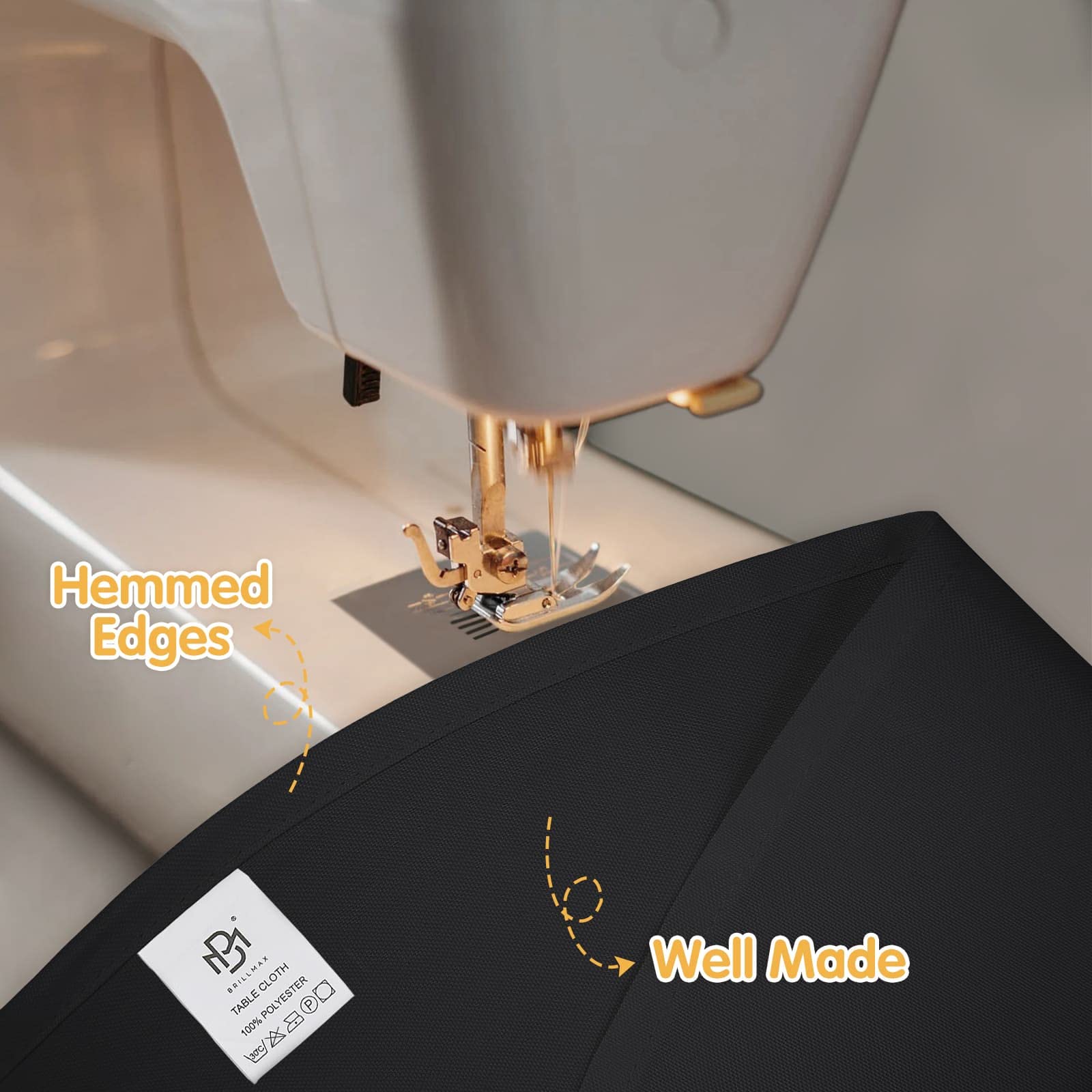 BRILLMAX liquid beading on surface demonstrating spill resistance and easy cleanup