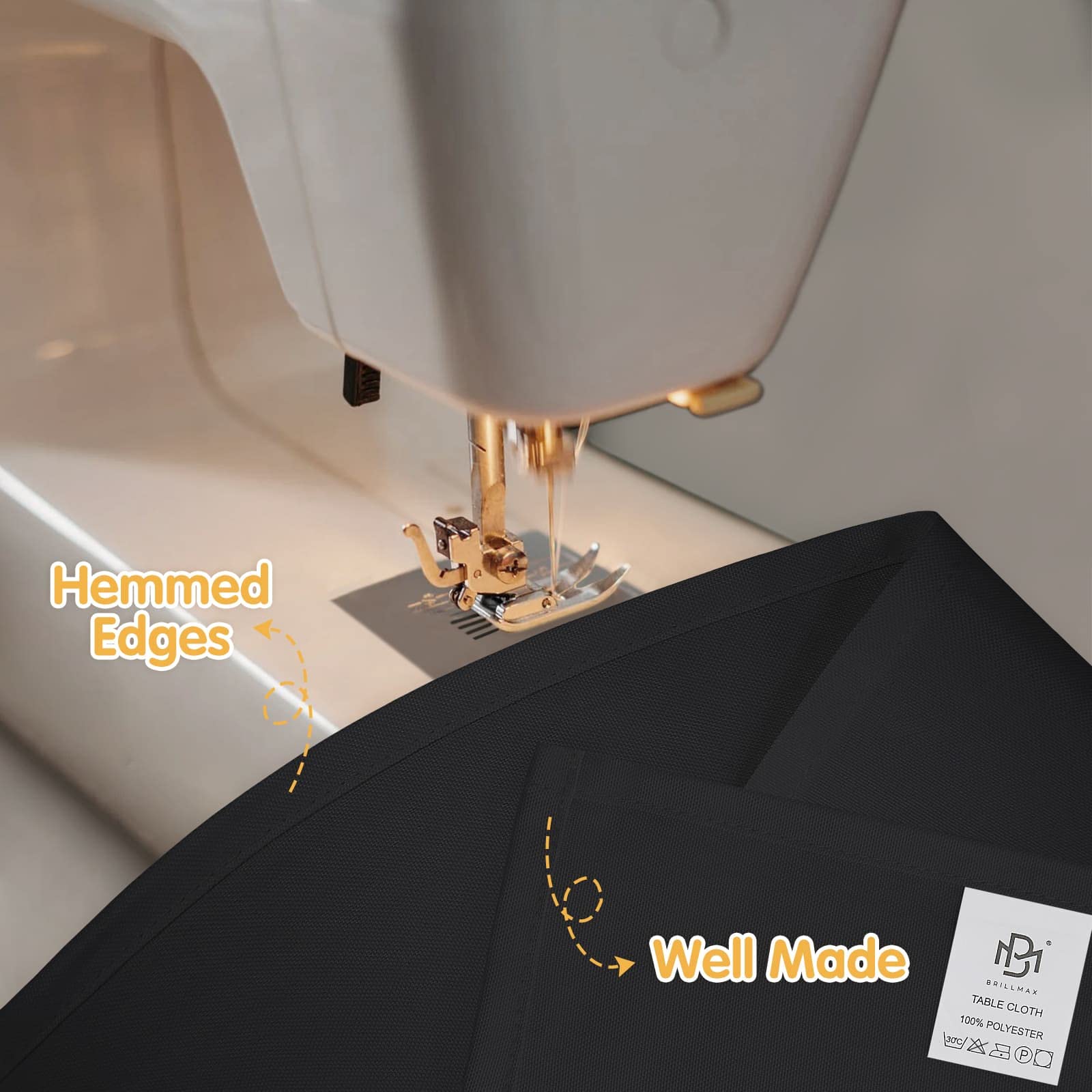 BRILLMAX spill resistance demo with wine beading for quick cleanup