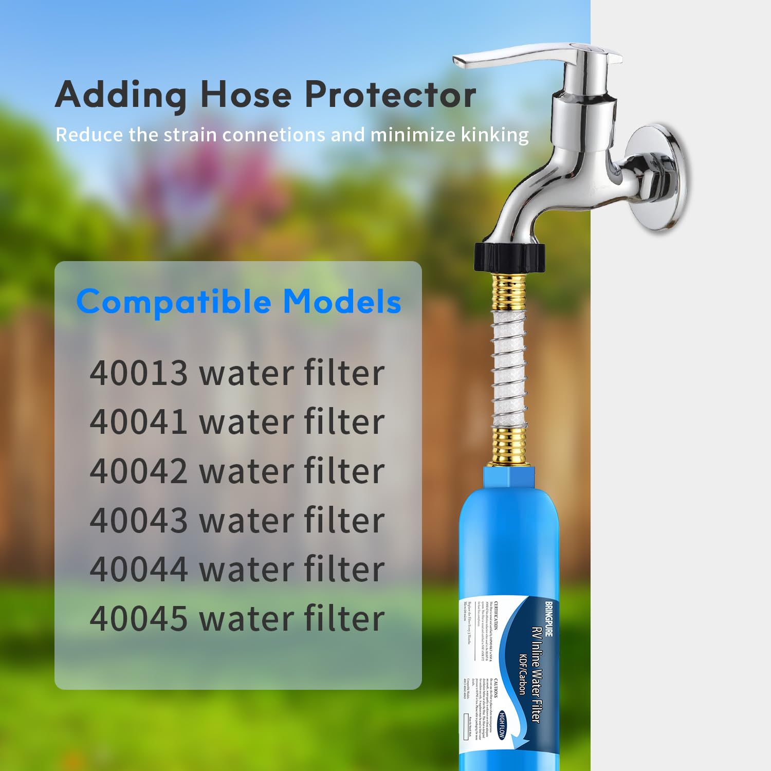 Bringpure threaded connection close-up demonstrating secure leak-resistant attachment