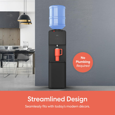 Brio child safety lock button illustrating secure hot-water protection benefit