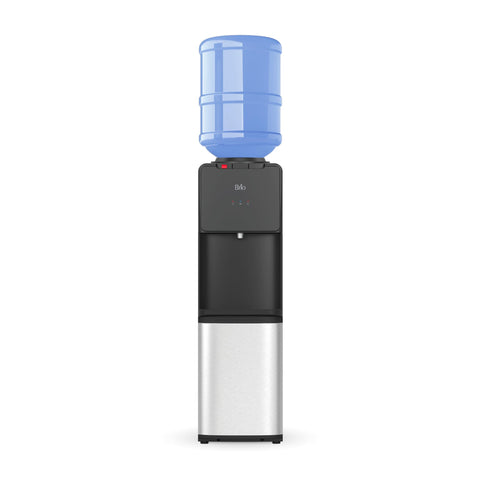 Brio front view black and stainless shows modern design and durable build