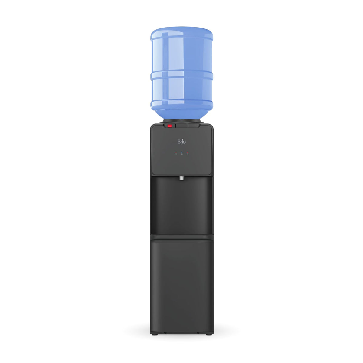 Brio front view showing sleek dispenser and easy access benefit
